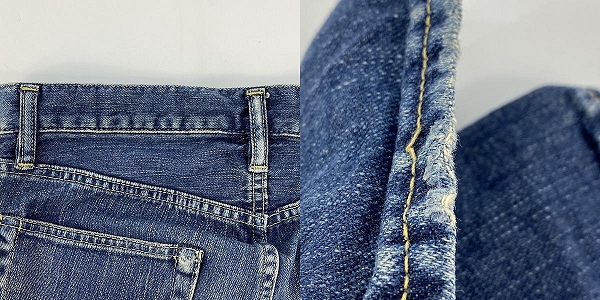 実際に弊社で買取させて頂いたHYSTERIC GLAMOUR/ヒステリックグラマー デニムパンツ スタッズ/ダメージ加工/VCR加工 0224AP08/28の画像 7枚目