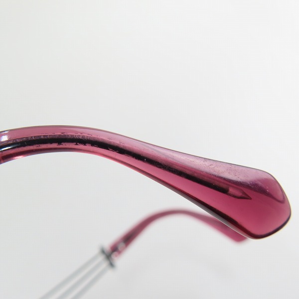 実際に弊社で買取させて頂いたLess than human/レスザンヒューマン メガネフレーム  Orange の画像 9枚目