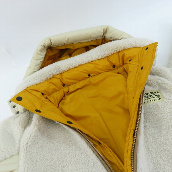 実際に弊社で買取させて頂いた【JPタグ】MONCLER/モンクレール ウェンギ リバーシブル ダウンジャケット J20971A00033/2の画像 6枚目