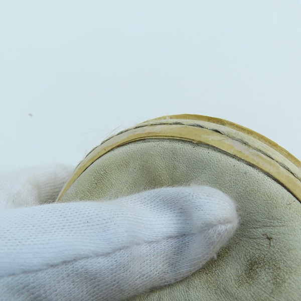 実際に弊社で買取させて頂いたRick Owens/リックオウエンス RAMONES/ラモーンズ スウェードレザー サイドジップスニーカー 41の画像 8枚目