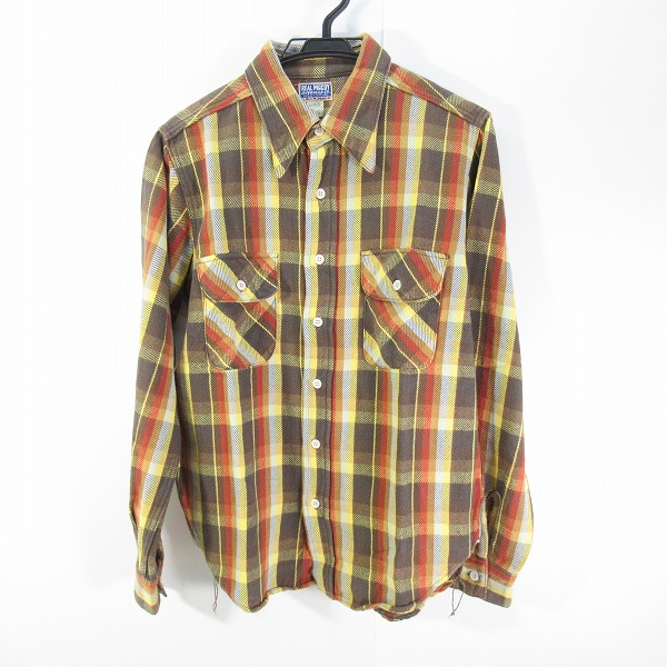 実際に弊社で買取させて頂いたTHE REAL McCOY'S/ザ・リアルマッコイズ 966H 長袖 ヘビーウェイト ネルシャツ/15