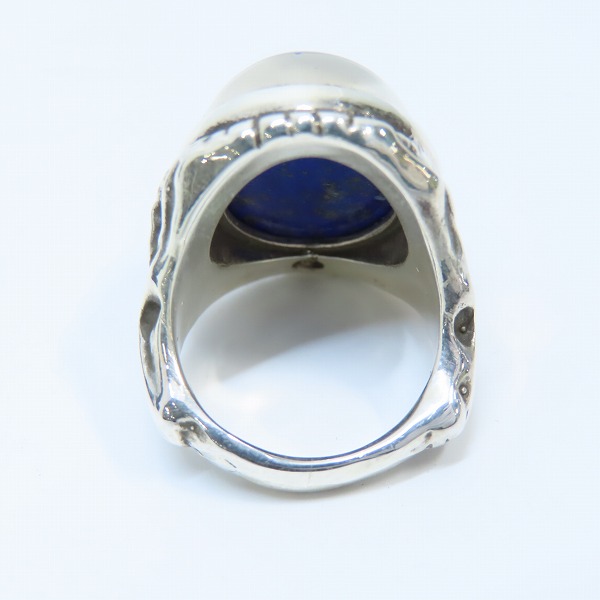 実際に弊社で買取させて頂いたALEX STREETER/アレックスストリーター エンジェルハートリング 2024年限定 ラピスラズリ 14.5号の画像 5枚目