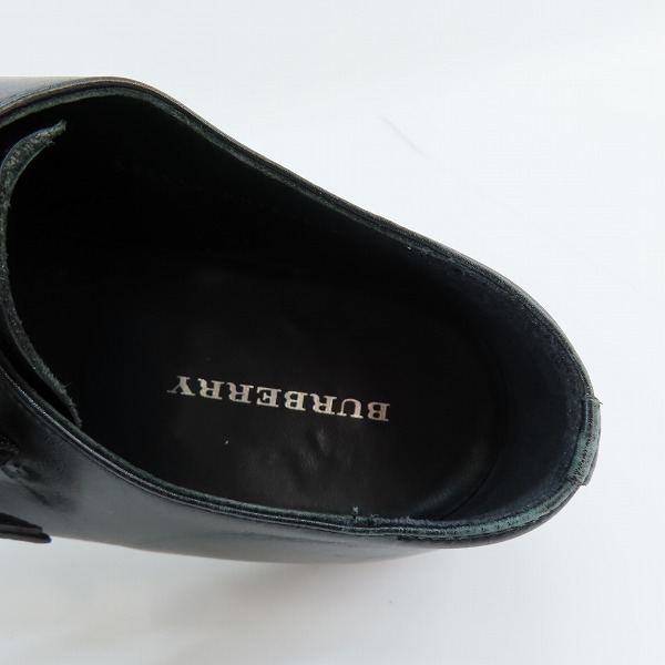 実際に弊社で買取させて頂いたBURBERRY/バーバリー レザービジネスシュース 25cmの画像 4枚目