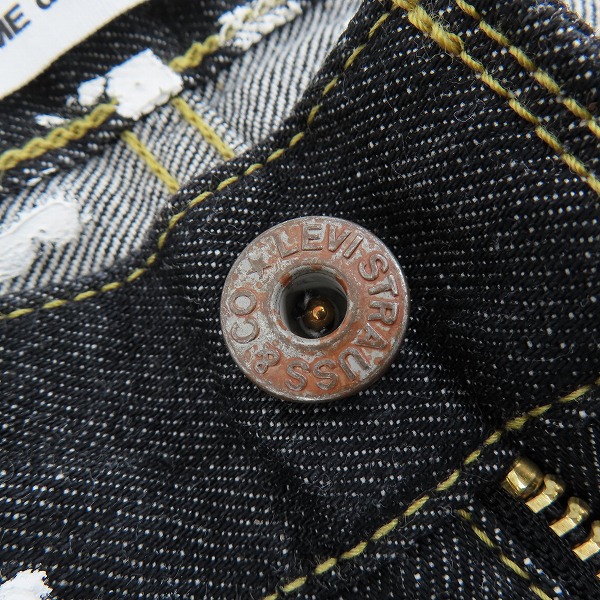 実際に弊社で買取させて頂いたJUNYA WATANABE MAN COMME des GARCON×10・corso・como×LEVI'S ペイント加工 デニム パンツ SA-P201/AD2007/32-34の画像 7枚目