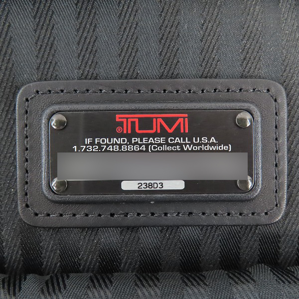 実際に弊社で買取させて頂いたTUMI/トゥミ ガーメントケース/スーツバッグ 238D3の画像 6枚目