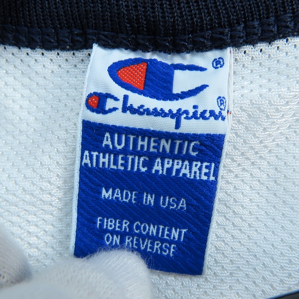 実際に弊社で買取させて頂いた【未使用】Champion/チャンピオン アメリカ代表 オリンピック ドリームチーム ユニフォーム #9 ミッチ・リッチモンド/白/40の画像 2枚目