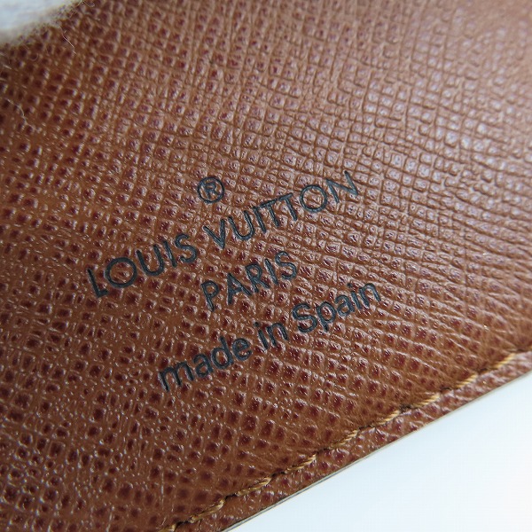 実際に弊社で買取させて頂いたLOUIS VUITTON/ルイヴィトン モノグラム ポルト・カルトコアラ 財布 M58013の画像 6枚目
