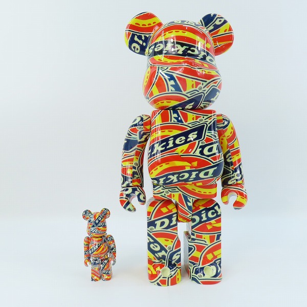 実際に弊社で買取させて頂いたMEDICOM TOY/メディコムトイ BE@RBRICK/ベアブリック Dickies/ディッキーズ 100%&400%の画像 1枚目