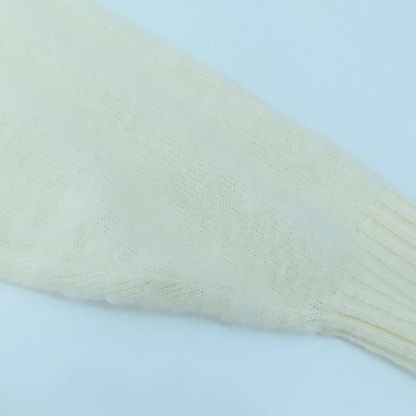 実際に弊社で買取させて頂いたWACKO MARIA/ワコマリア GUILTY PARTIES モヘア ウール カーディガン ホワイト/XLの画像 4枚目