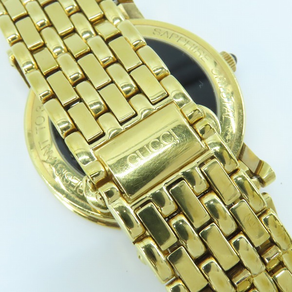 実際に弊社で買取させて頂いたGUCCI/グッチ クォーツ 腕時計【動作未確認】の画像 7枚目