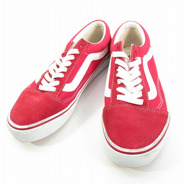 実際に弊社で買取させて頂いたVANS/バンズ old skool ローカットスニーカー レッド 27