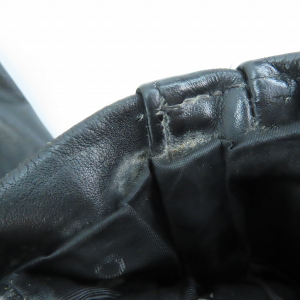 実際に弊社で買取させて頂いたSCHOTT/ショット ライナー付き レザー シングルライダースジャケット/38の画像 9枚目