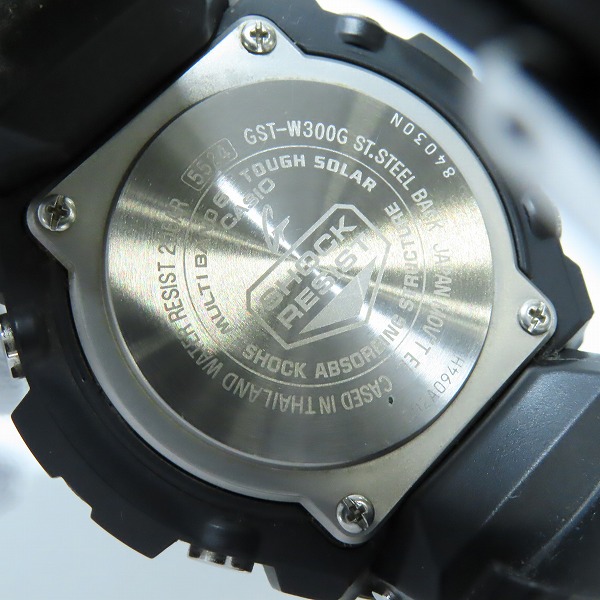 実際に弊社で買取させて頂いたG-SHOCK/Gショック G-STEEL/Gスチール タフソーラー GST-W300G-1A9JFの画像 3枚目