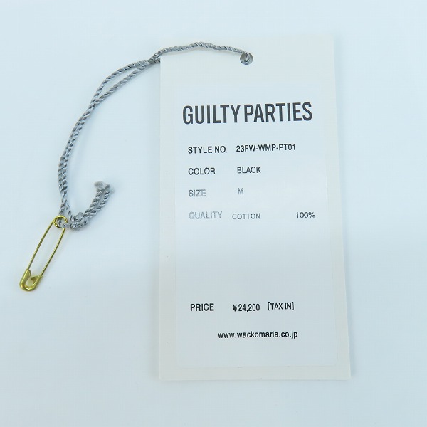 実際に弊社で買取させて頂いたWACKO MARIA/ワコマリア 23AW DOUBLE PLEATED CHINO TROUSER/ダブルプリーツチノトラウザーズパンツ 23FW-WMP-PT01/Mの画像 8枚目