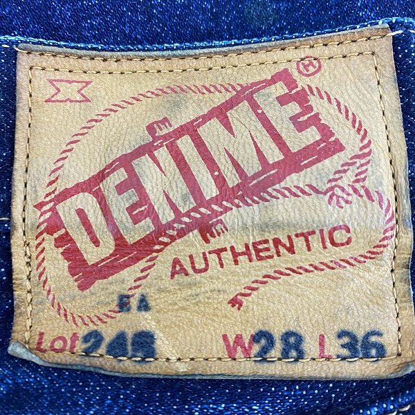 実際に弊社で買取させて頂いたDenime/ドゥニーム 248 デニムパンツ /W28 L36の画像 2枚目