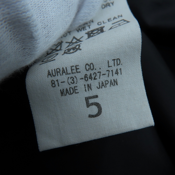 実際に弊社で買取させて頂いたAURALEE/オーラリー SUVIN HIGH COUNT CLOTH DOWN VEST/ダウンベスト A22AV01SV/5の画像 4枚目