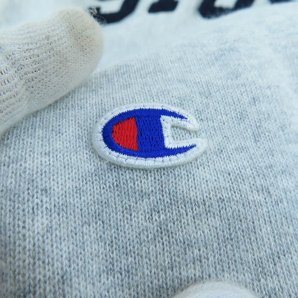 実際に弊社で買取させて頂いたSTUSSY×champion/ステューシー×チャンピオン コラボパーカー/Lの画像 7枚目