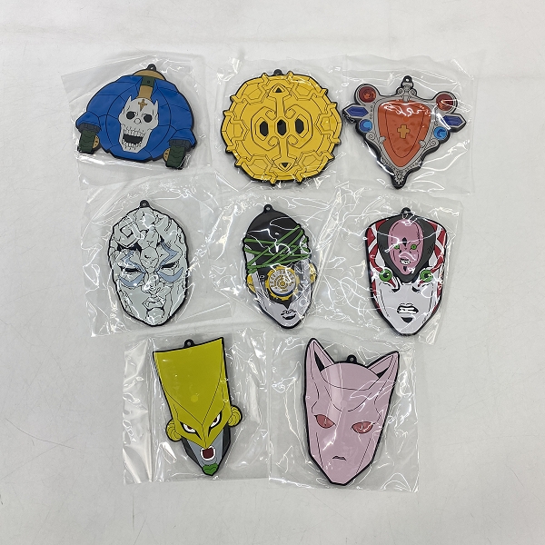 実際に弊社で買取させて頂いた【おまとめ/未開封】一番くじ ジョジョの奇妙な冒険 EVIL PARTY H賞 ラバーコースター 全8種類の画像 1枚目