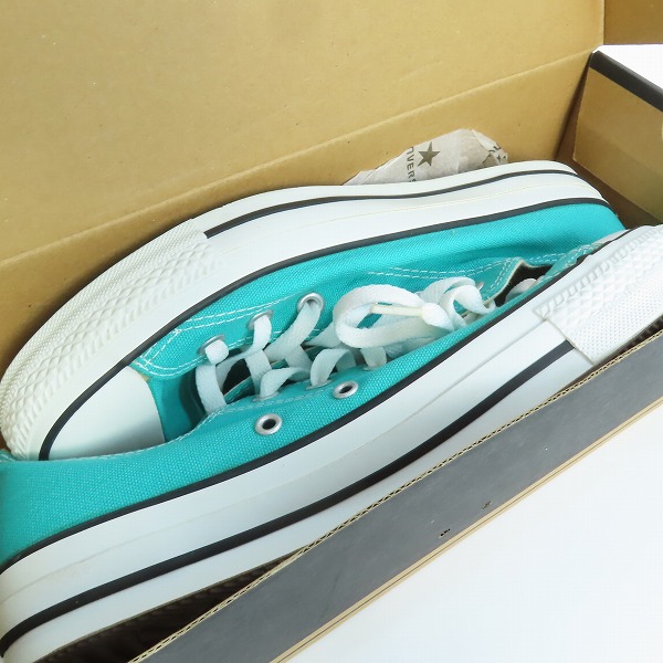実際に弊社で買取させて頂いたCONVERSE/コンバース ALL STAR OX オールスター /DIVA GREEN/1R830/26.5の画像 7枚目