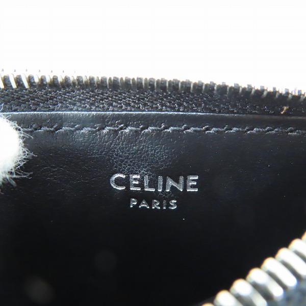 実際に弊社で買取させて頂いたCELINE/セリーヌ カーフスキン カードケース コインケース 10F99-3DMF-38SIの画像 4枚目
