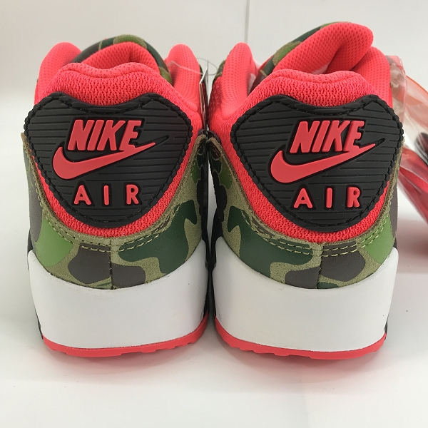 実際に弊社で買取させて頂いた【未使用】NIKE×atmos/ナイキ×アトモス AIR MAX 90 SP REVERSE DUCK CAMO/リバース ダック カモ CW6024-600/26.5の画像 1枚目
