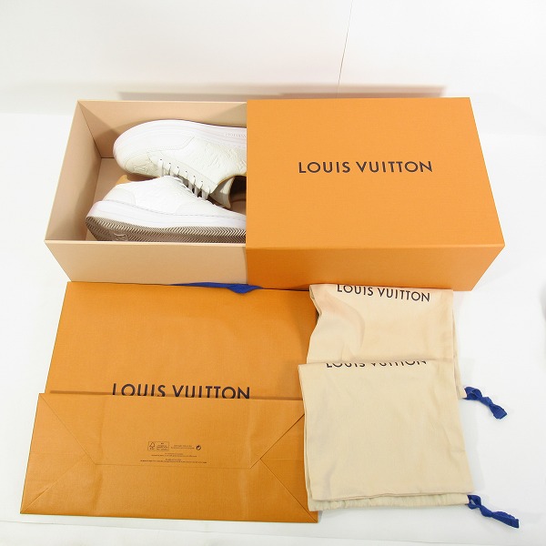 実際に弊社で買取させて頂いたLOUIS VUITTON/ルイヴィトン ビバリーヒルズ ライン ローカット スニーカー/シューズ 1A8V3L/6.5の画像 7枚目