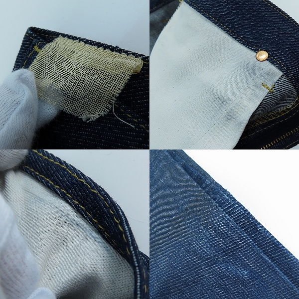 実際に弊社で買取させて頂いたLee/リー ヴィンテージ USA製 デニムパンツ 200-0041/32×34の画像 7枚目