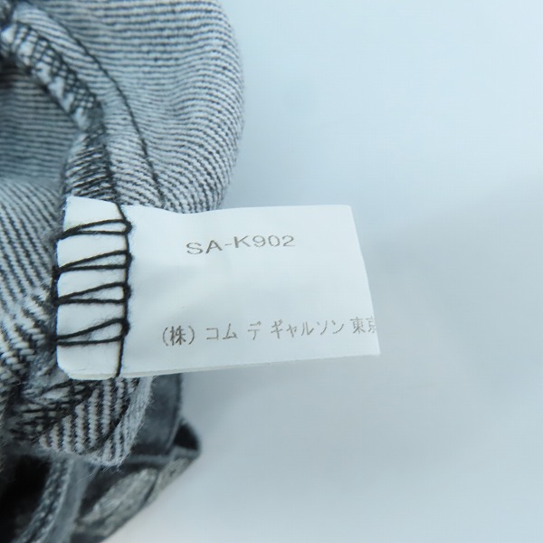 実際に弊社で買取させて頂いたJUNYA WATANABE MAN COMME des GARCON×10 corso como/コムデギャルソン×ディエチ コルソコモ デニムペイント加工トートバッグの画像 6枚目