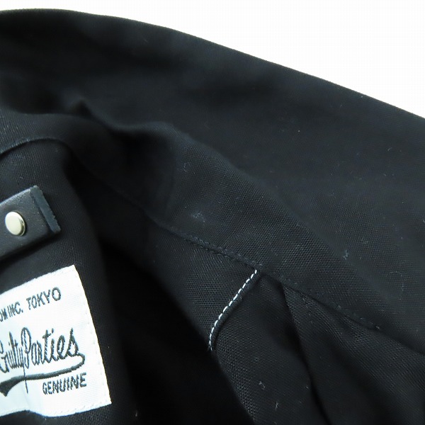 実際に弊社で買取させて頂いたMINEDENIM×WACKO MARIA/マインデニム×ワコマリア 別注 50s Shirt  半袖シャツ/XLの画像 4枚目