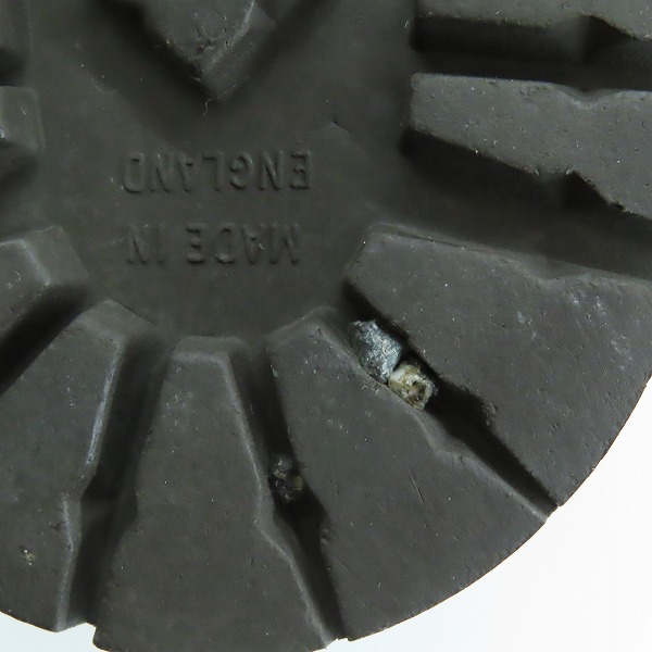 実際に弊社で買取させて頂いたTricker's/トリッカーズ MOLTON/モールトン カントリーブーツ ウイングチップ M2508/7.5の画像 8枚目