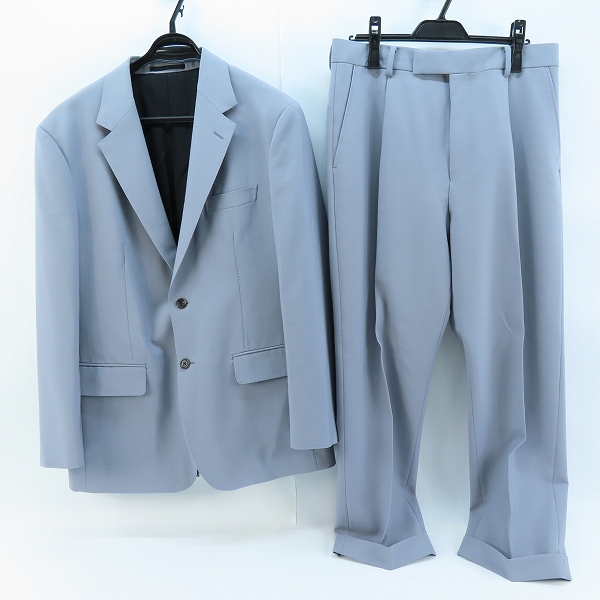 実際に弊社で買取させて頂いたWACKO MARIA/ワコマリア DORMEUIL/ドーメル テーラード ジャケット/パンツ セットアップ ライトパープル L/XL