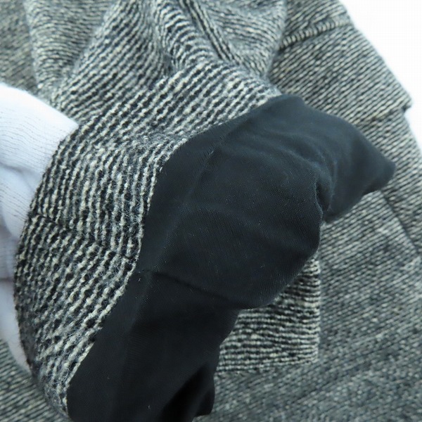 実際に弊社で買取させて頂いたATTACHMENT/アタッチメント W/HALP ツイード チェスターコート AC42-222 1の画像 5枚目