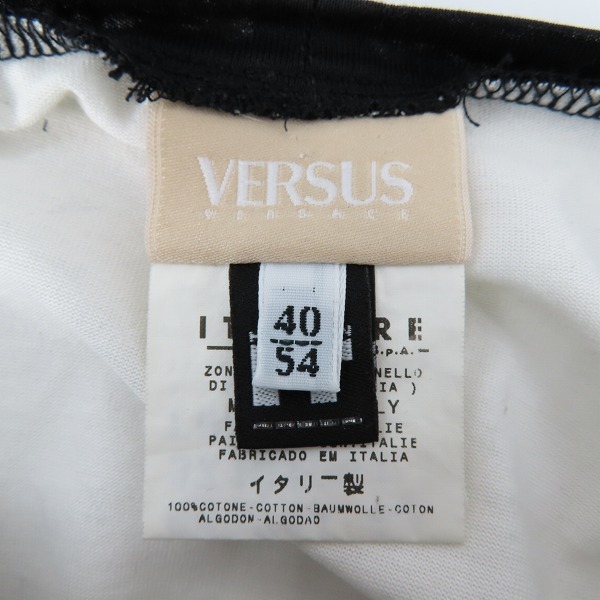 実際に弊社で買取させて頂いたVERSUS VERSACE/ヴェルサスヴェルサーチ  プリント 7分袖 カットソー /40の画像 2枚目