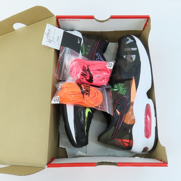 実際に弊社で買取させて頂いたNIKE×ATMOS/ナイキ×アトモス AIR MAX2 LIGHT QS/エアマックス2 ライト クイックストライク CI5590-001/28.5の画像 8枚目