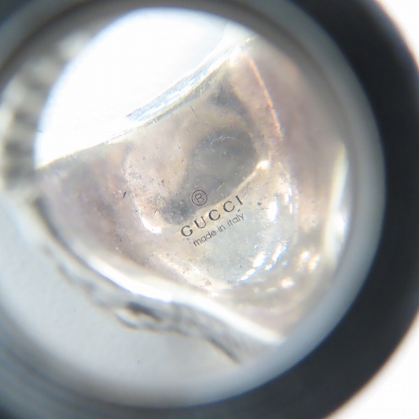 実際に弊社で買取させて頂いたGUCCI/グッチ ANGER FOREST LOVED XXV アンガーフォレスト ウルフヘッドリング/14号の画像 8枚目