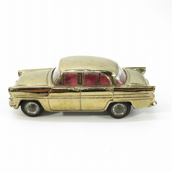 実際に弊社で買取させて頂いたATC/アサヒ玩具 MODEL PET/モデルペット 1/42  No.6 プリンス スカイライン デラックス 60年型 ゴールド ミニカーの画像 2枚目