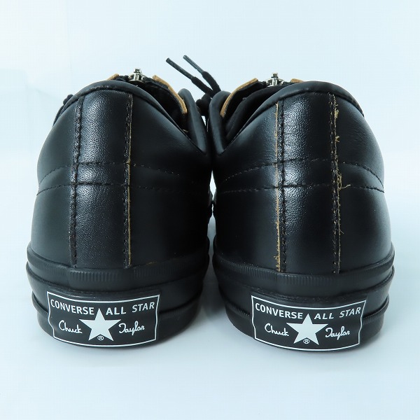 実際に弊社で買取させて頂いたCONVERSE × Shott/コンバース×ショット ONE STAR Z Schott/ワンスター Z ショット 1SE190 ブラック/27の画像 1枚目