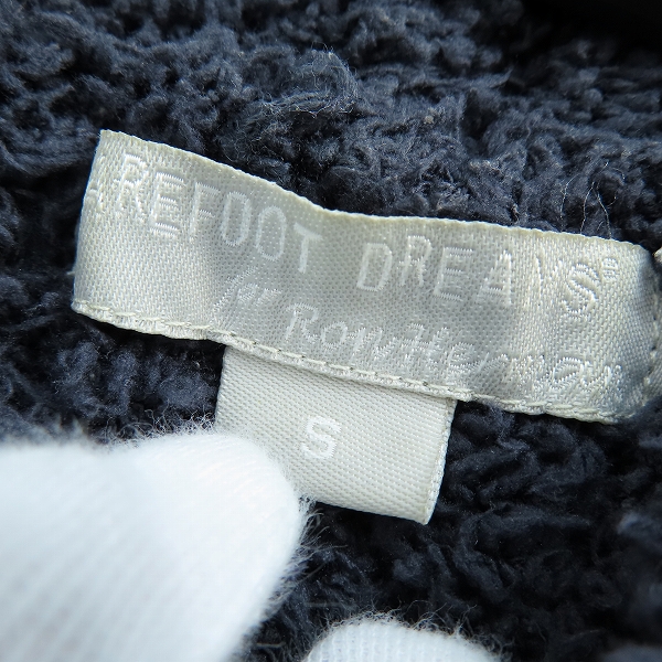実際に弊社で買取させて頂いたBAREFOOT DREAMS × RHC Ron Herman/ベアフットドリームズ×ロンハーマン ボア ジップアップパーカー Sの画像 2枚目