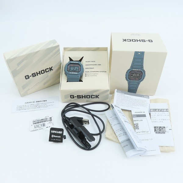 実際に弊社で買取させて頂いた【保証期間内】G-SHOCK/Gショック G-SQUAD Gスクワッド Bluetooth搭載 ソーラー DW-H5600-2JRの画像 9枚目
