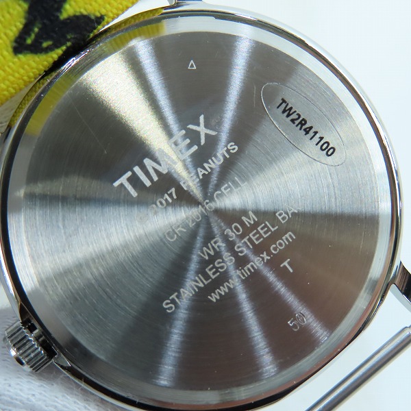 実際に弊社で買取させて頂いたTIMEX×PEANUTS/タイメックス×ピーナッツ チャーリーブラウン 腕時計 TW-2R41100の画像 3枚目