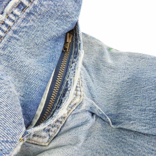 実際に弊社で買取させて頂いたvisvim/ビズビム 20AW 渋谷PARCO限定 JOURNEYMAN PANTS TACKED CRASH PEERLESS デニムパンツ 0120305005004 1の画像 9枚目