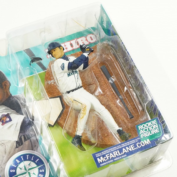 実際に弊社で買取させて頂いた【未開封】McFARLANE TOYS/マクファーレントイズ SPORTSPICKS イチロー マリナーズ フィギュア 3点セットの画像 2枚目