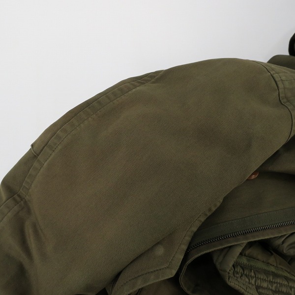 実際に弊社で買取させて頂いたato/アトウ 中綿ライナー付き モッズコート AM9C-C03/46の画像 9枚目