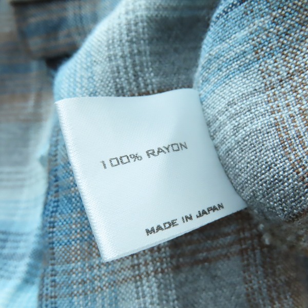 実際に弊社で買取させて頂いたNUMBER (N)INE/ナンバーナイン チェック柄 ネルシャツ 2の画像 4枚目