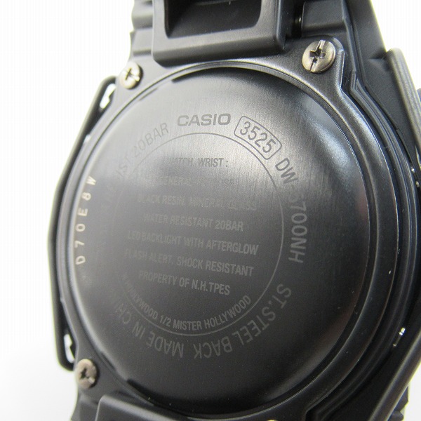 実際に弊社で買取させて頂いたN.HOOLYWOOD × G-SHOCK/エヌハリウッド×Gショック/腕時計 DW-5700NH-1JRの画像 3枚目
