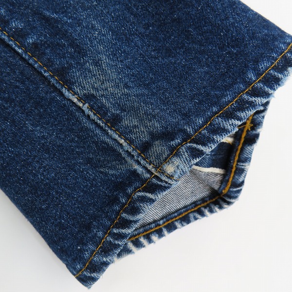 実際に弊社で買取させて頂いたLEVI'S/リーバイス 501XX 刻印555 バレンシア工場製 ビッグE デニムパンツ 紙パッチ 501-0003/W30 L36の画像 9枚目