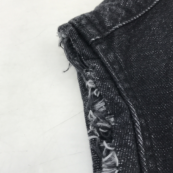 実際に弊社で買取させて頂いたUNUSED/アンユーズド カットオフデザイン デニムベスト/4の画像 6枚目