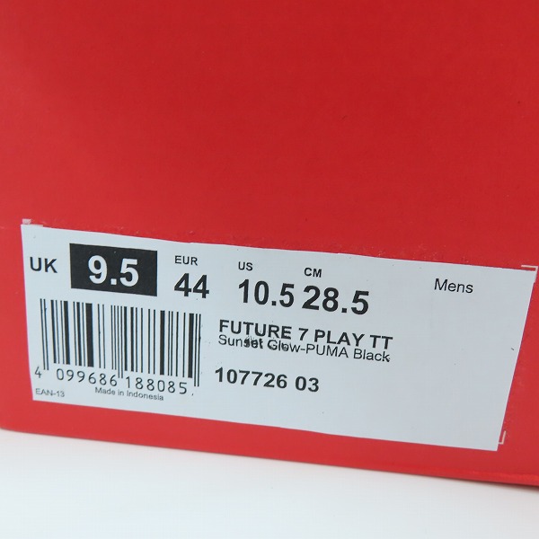 実際に弊社で買取させて頂いたPUMA/プーマ フューチャー 7 プレイ TT/サッカートレーニングシューズ/107726-03 28.5の画像 9枚目