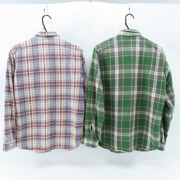 実際に弊社で買取させて頂いたDUBBLEWORKS/ダブルワークス ネルシャツ ヘビーネルシャツ/40 2点セットの画像 1枚目