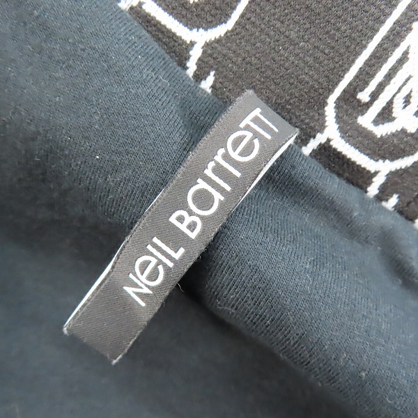 実際に弊社で買取させて頂いたNeil Barrett/ニールバレット ジップアップパーカー/PBJS582 N522C/Lの画像 2枚目